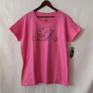 NWT Women's Mossy Oak Pink T-Shirt Size X-Large